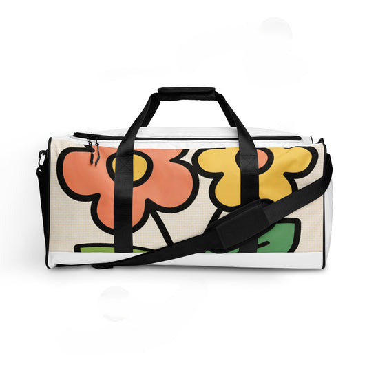 North Carry Co floral garden all-over print duffle bag - front view