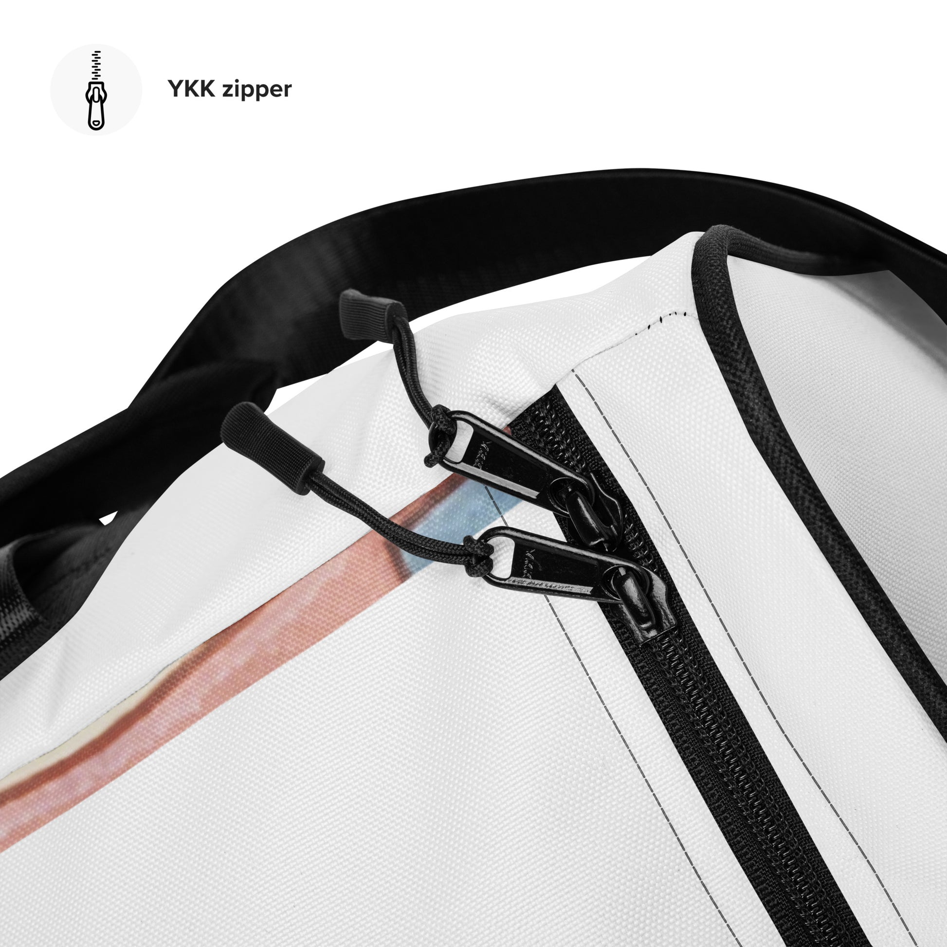 North Carry Co floral mandala all-over print duffle bag - back view