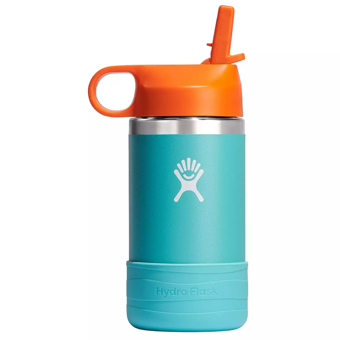 12 Oz. Kids' Wide Mouth Bottle With Straw Cap And Boot