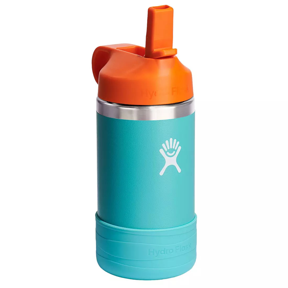 12 Oz. Kids' Wide Mouth Bottle With Straw Cap And Boot