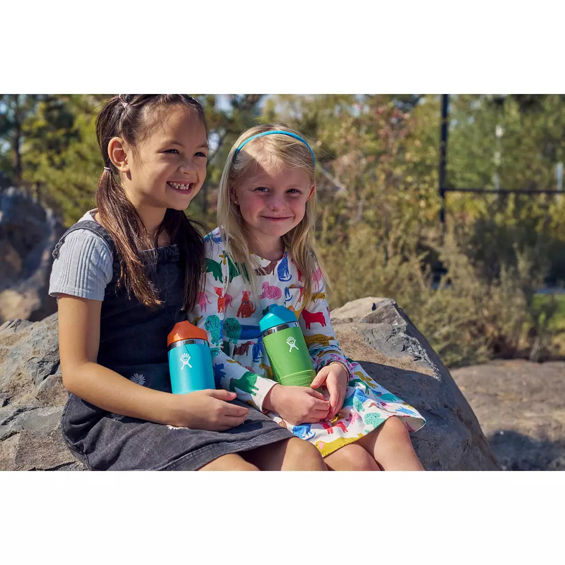 12 Oz. Kids' Wide Mouth Bottle With Straw Cap And Boot